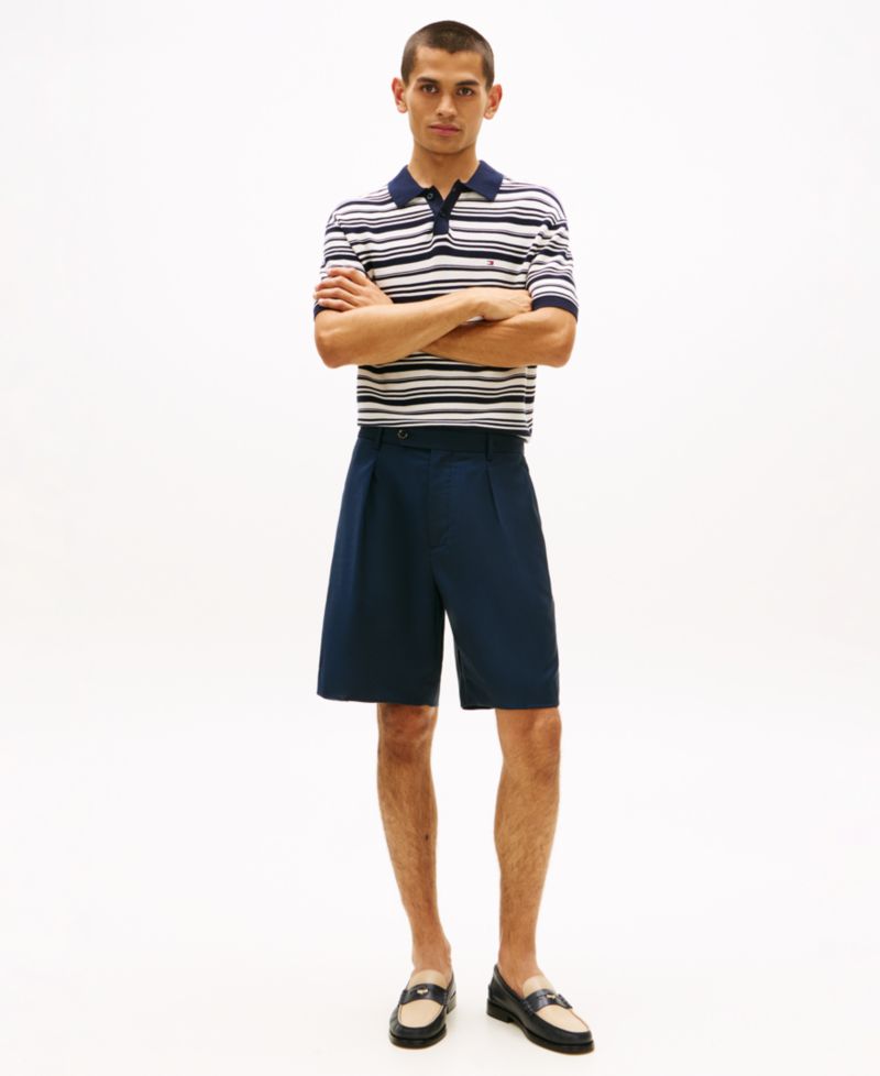 Men's 10" Summer Wool Regular-Fit Dress Shorts