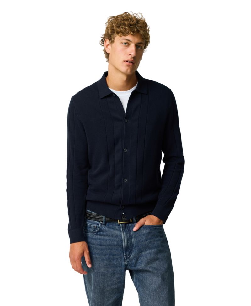 Men's Quinns Flat Long-Sleeve Knit Sweater