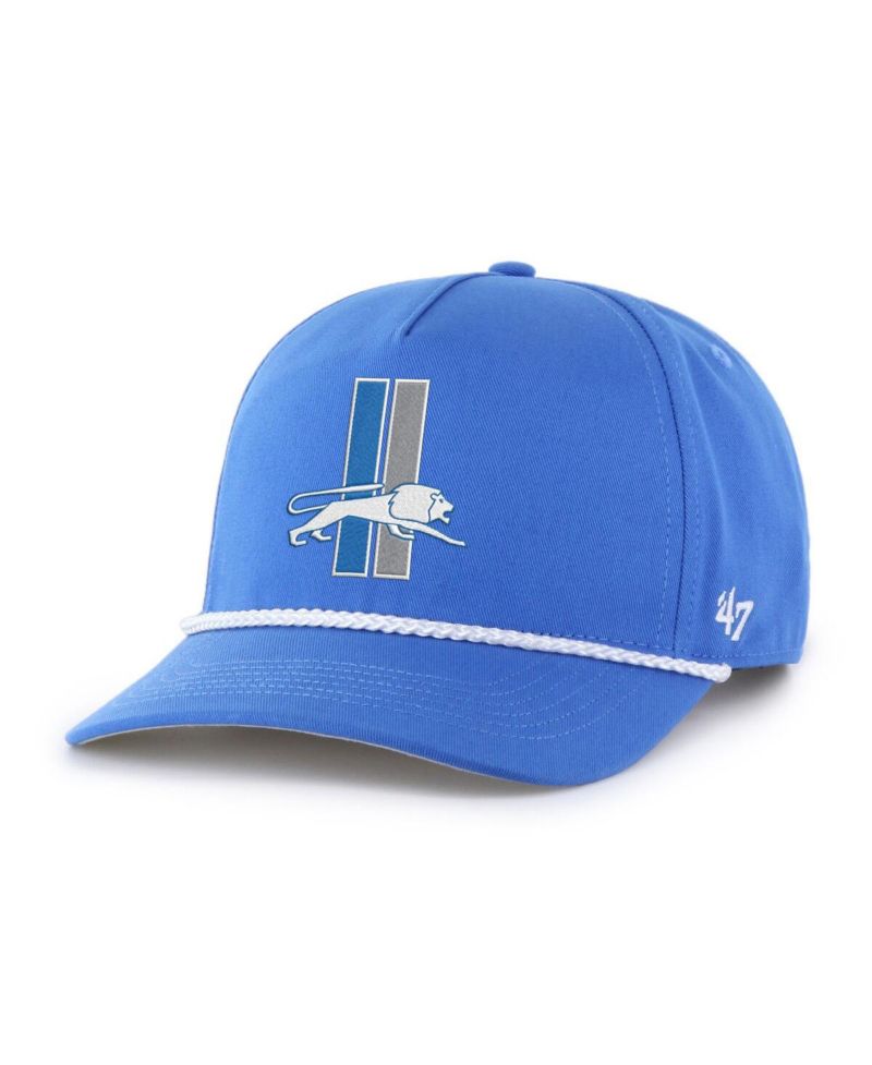 Men's Blue Detroit Lions Rope Hitch Adjustable Hat