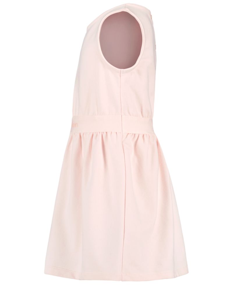 Baby Girls' Fit-and-Flare Knit Logo Dress with Diaper Cover