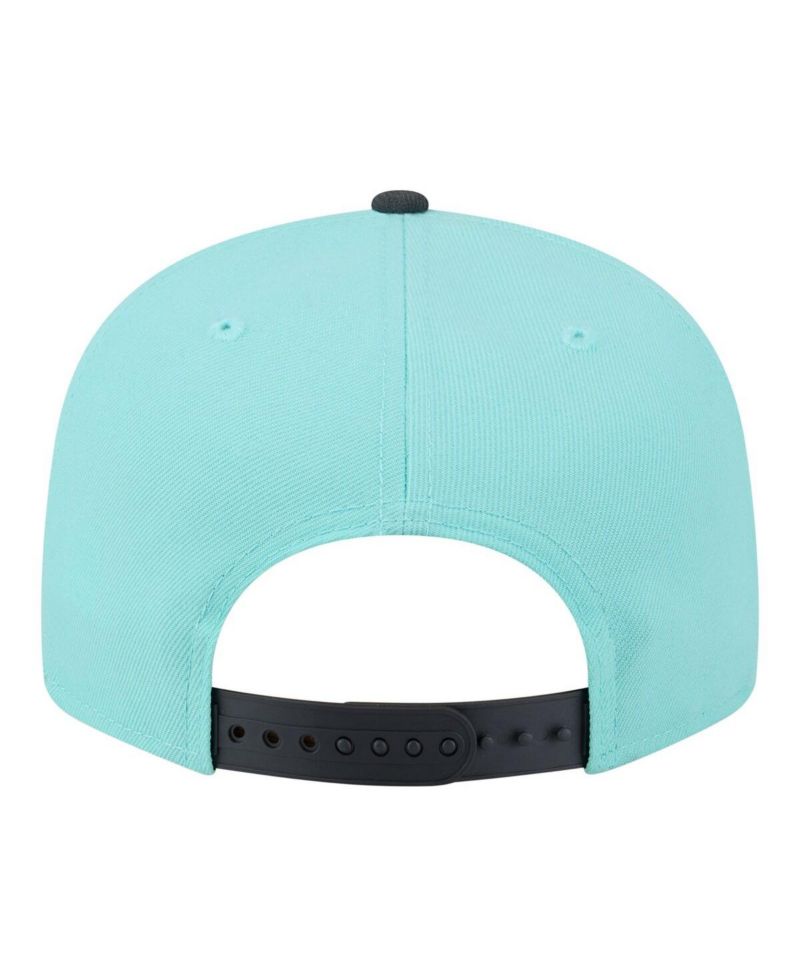 Men's Turquoise/Charcoal Atlanta Hawks Color Pack Two-Tone 9FIFTY Snapback Hat