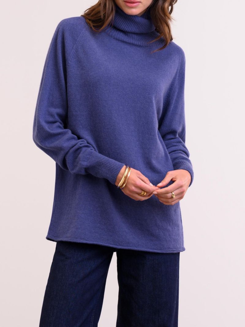 Women's Celtic and Co. Geelong Wool Slouch Turtleneck Sweater