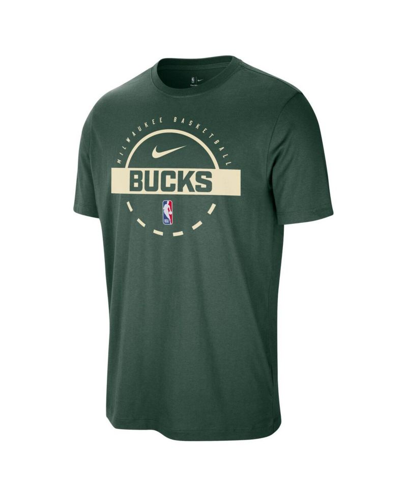 Men's Hunter Green Milwaukee Bucks Authentic Practice T-Shirt