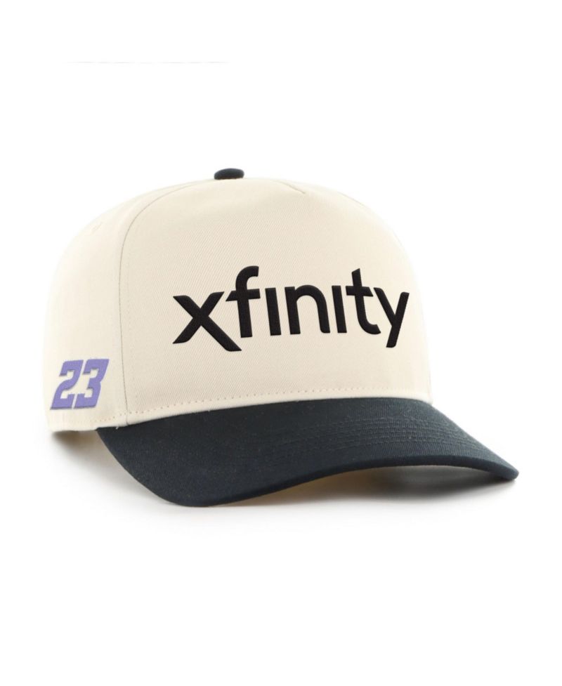Men's Natural/Black Bubba Wallace Sponsor Number Hitch Adjustable Hat