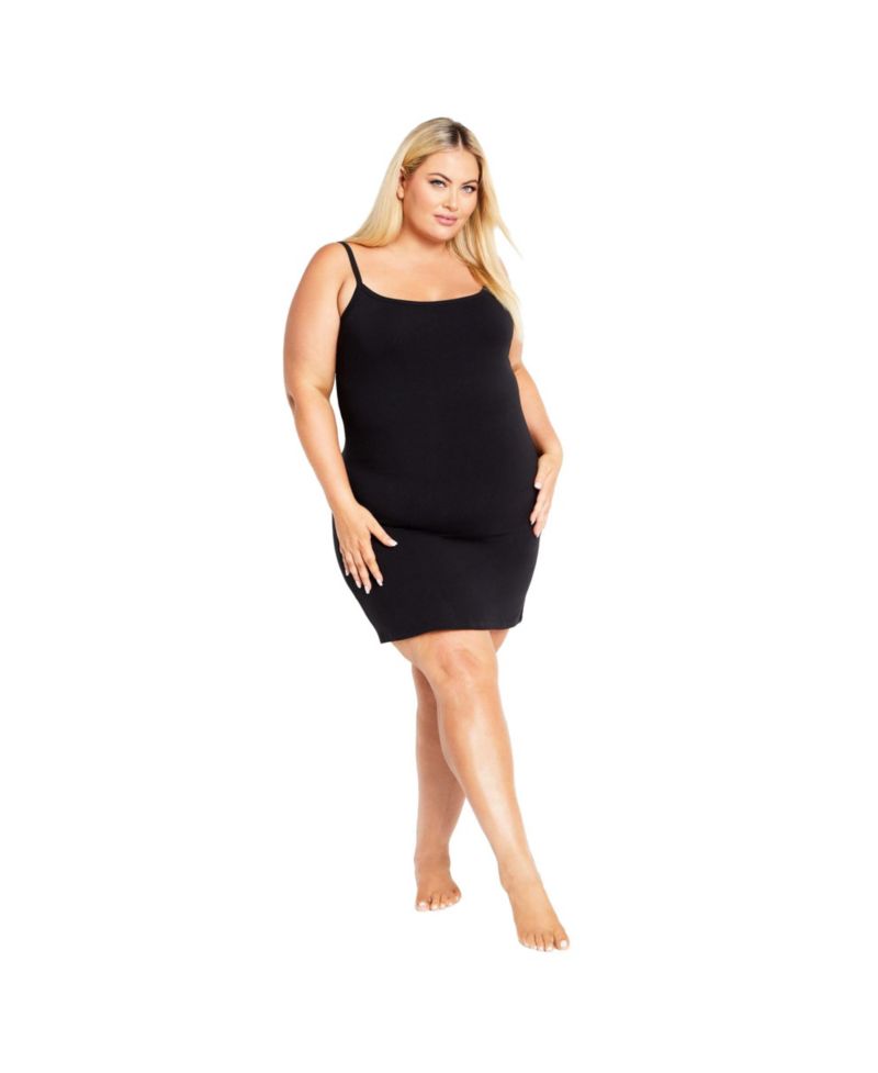Women's Plus Size Essential Cotton Knit Slip