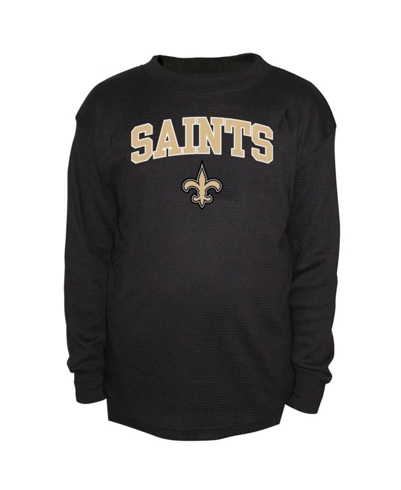 Men's Big & Tall New Orleans Saints Long-Sleeve Waffle-Knit T-Shirt