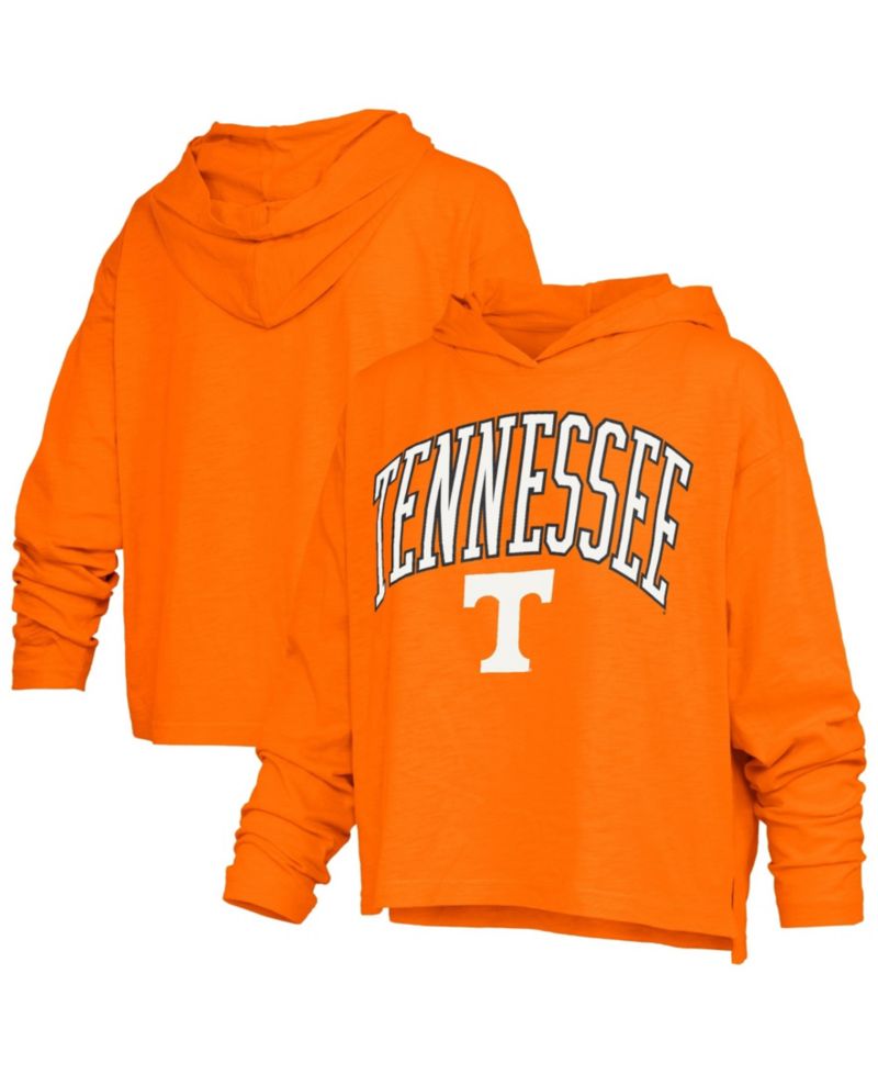 Women's Nelson Tennessee Volunteers Hooded Slub Oversized Long-Sleeve T-Shirt