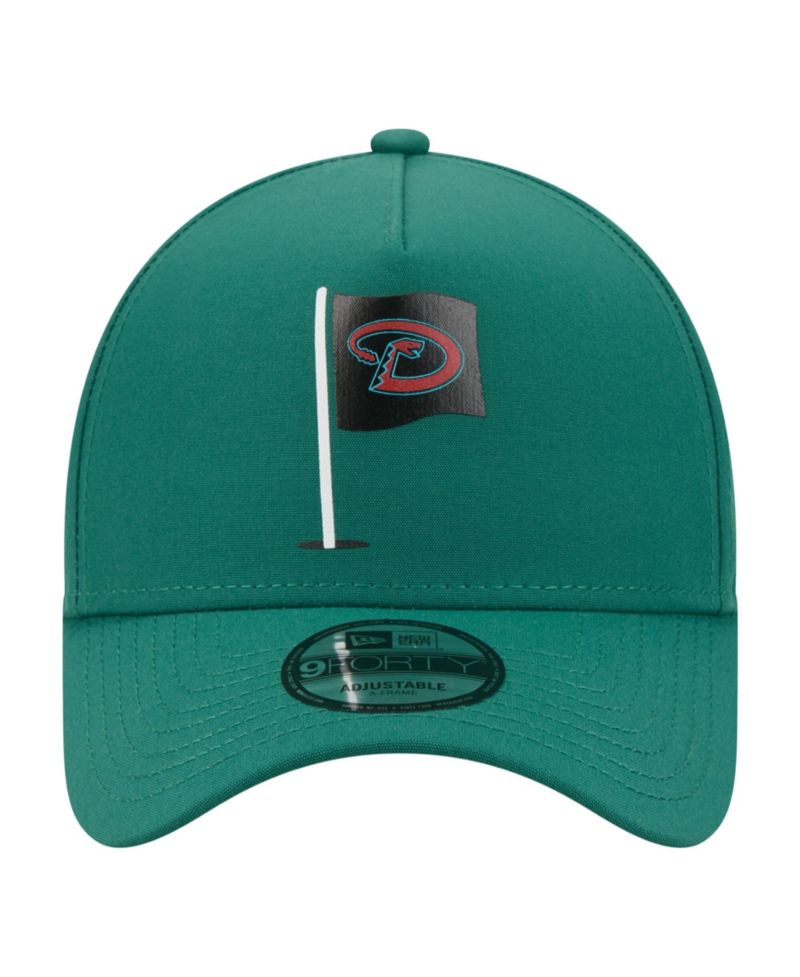 Men's Green Arizona Diamondbacks Pin Seeker 9FORTY A-Frame Adjustable Hat