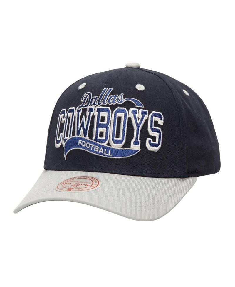Navy Dallas Cowboys Block Sweep Pro Adjustable Hat