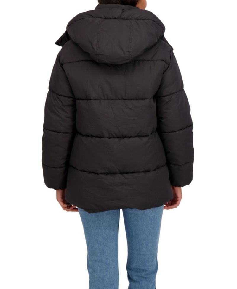 Women's Juniors' 3/4 Puffer Jacket