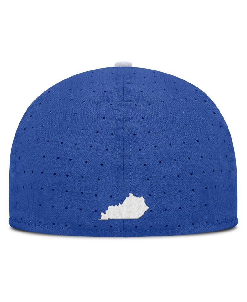 Men's Royal Kentucky Wildcats On-Field Dugout True Performance Fitted Hat