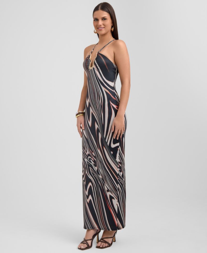 Women's Halter Neck Maxi Dress