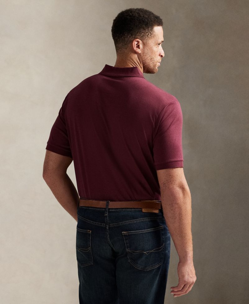 Men's Big & Tall Classic-Fit Soft Cotton Polo Shirt