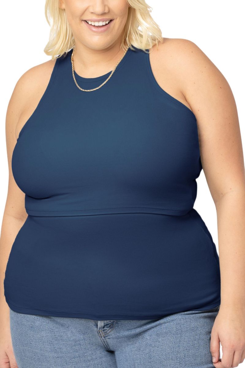 Women's Maternity Ribbed Racerback Nursing Tank