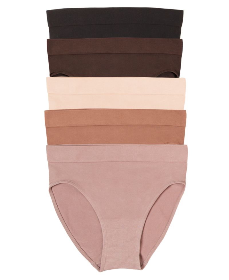 Women's Body Smooth High-Cut Seamless Brief 5-Pack