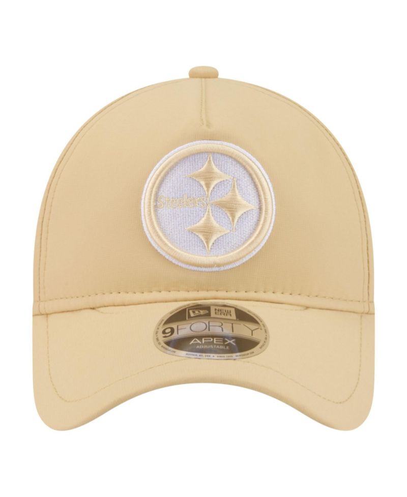 Men's Tan Pittsburgh Steelers Apex 9FORTY Adjustable Hat