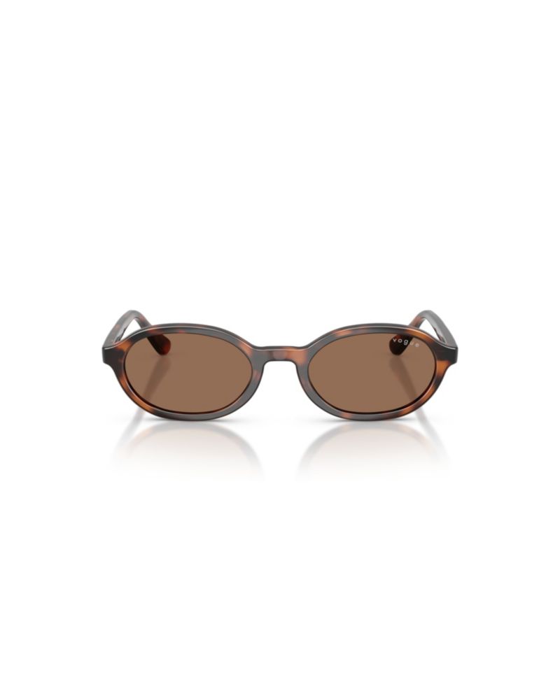 Kids' VJ2036 Oval Tortoise-Shell-Print Sunglasses