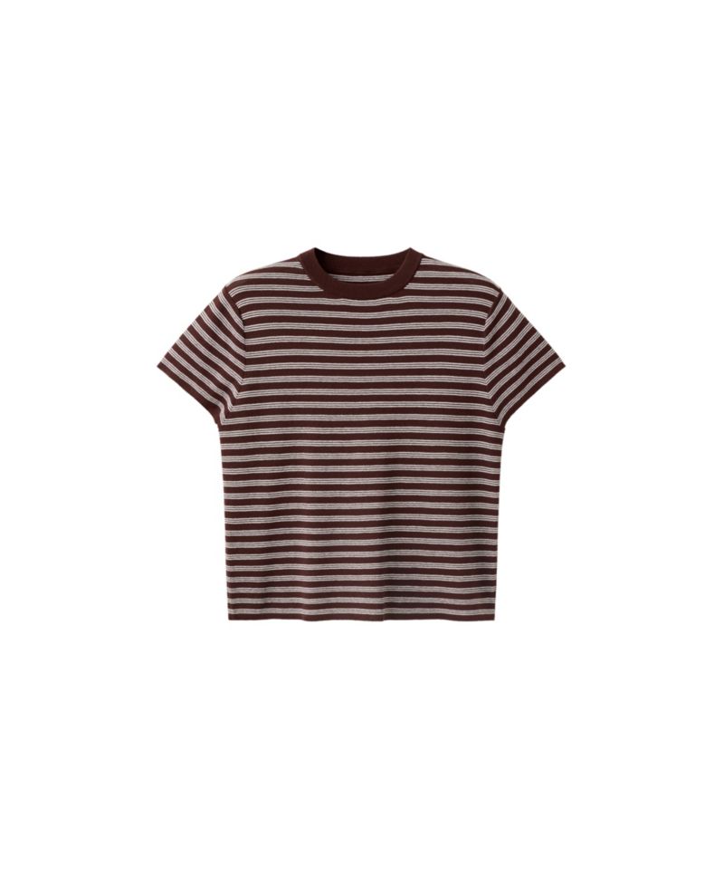 Women's Short-Sleeve Ribbed Sweater