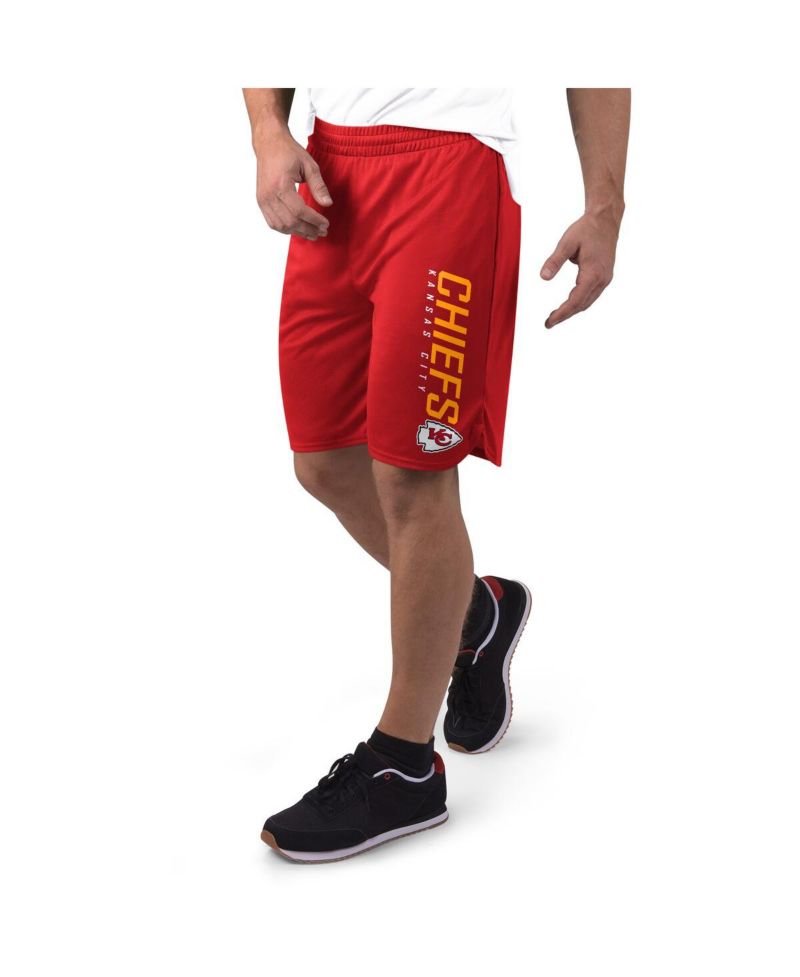 Men's Red Kansas City Chiefs Mesh Shorts