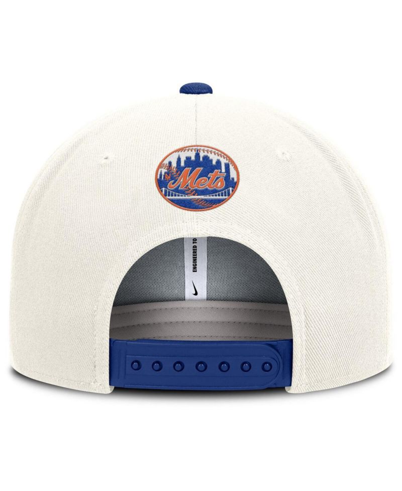 Men's Cream/Royal New York Mets Cooperstown Pro Dri-FIT Snapback Hat