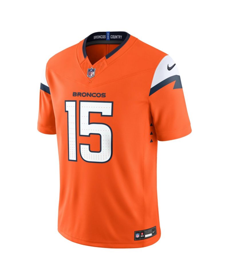Men's Nik Bonitto Orange Denver Broncos Team Vapor F.U.S.E. Stitched Limited Jersey