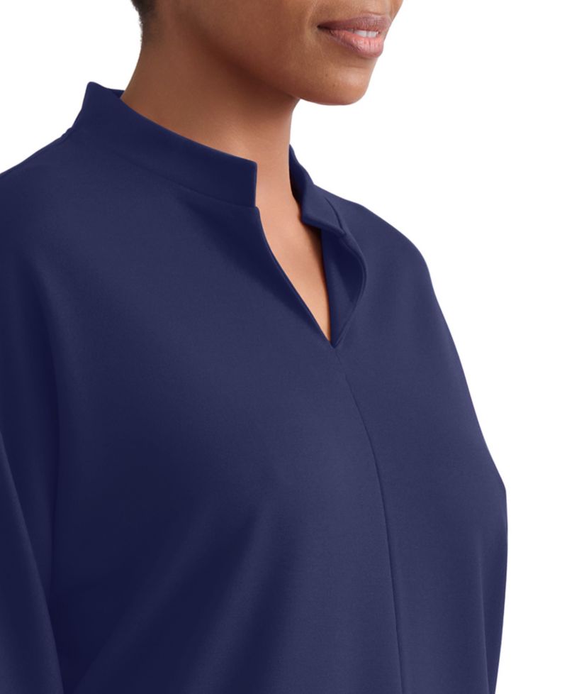 Petite Johnny Collar Top