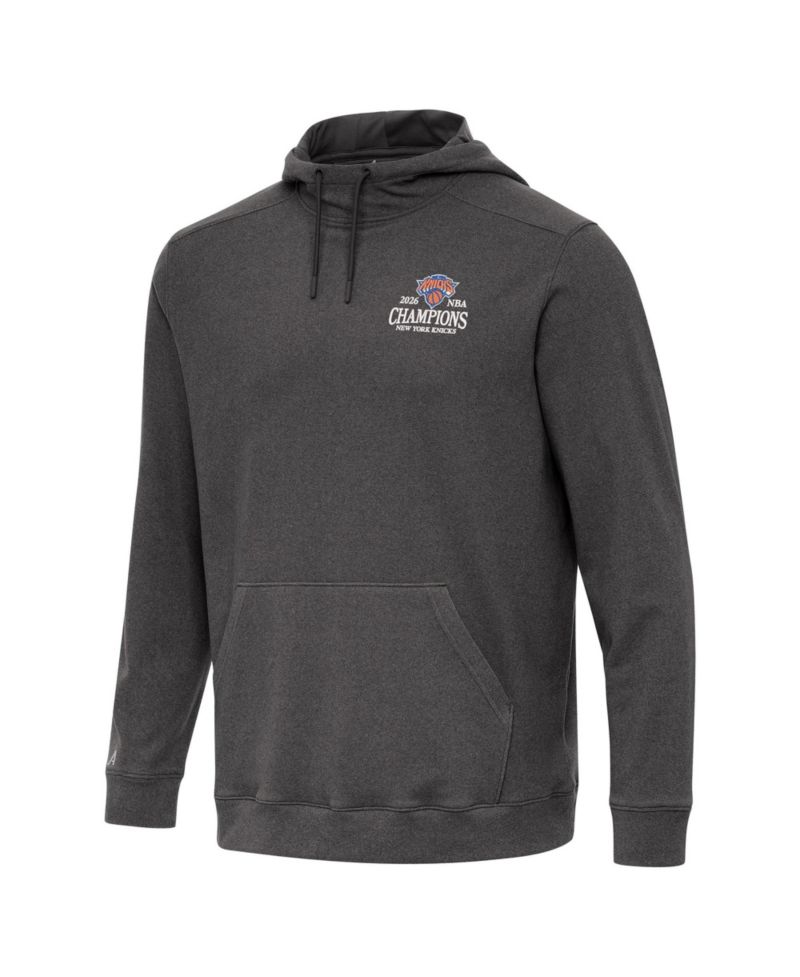 Men's Black New York Knicks 2026 NBA Finals Champions Wordmark Cloud Hoodie