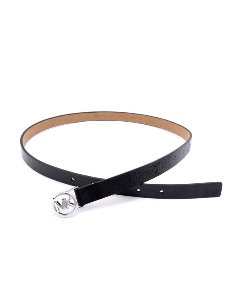 Micheal Kors Women's Logo Skinny Belt