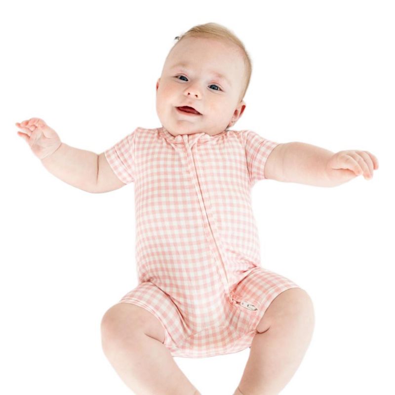 Baby Girls Sugar Gingham Bamboo Sleeper