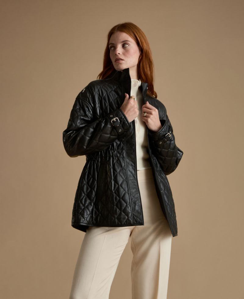 Women's Nora Leather Coat