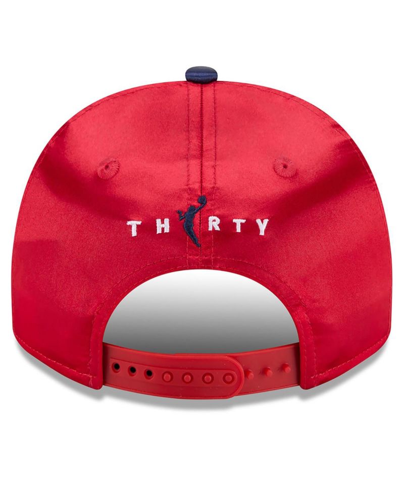 Men's and Women's Red/Navy Indiana Fever 2026 WNBA Draft Satin A-Frame 9FORTY Adjustable Hat
