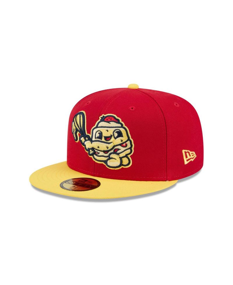 Men's Red Binghamton Rumble Ponies Theme Nights 59FIFTY Fitted Hat