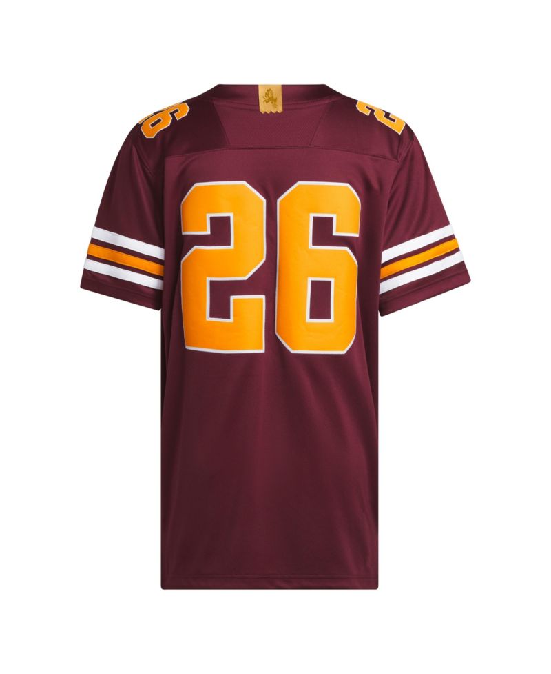 Men's #26 Maroon Arizona State Sun Devils Roses & Devils Premier Strategy Jersey