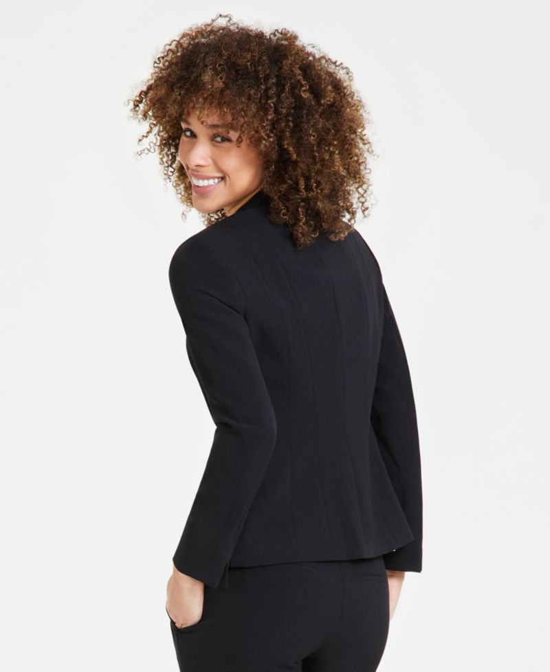 Women's Stretch Crepe One Button Blazer