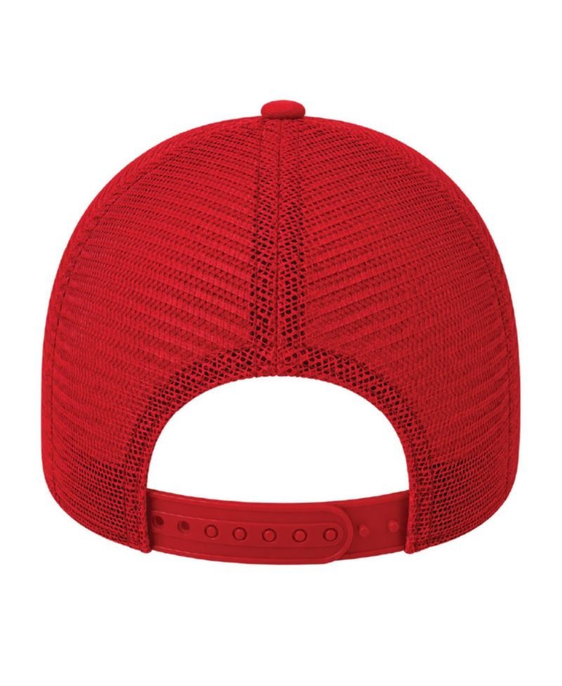 Men's and Women's Red Wisconsin Badgers 2026 Lambeau Field Collection Washed Performance Trucker Adjustable Hat
