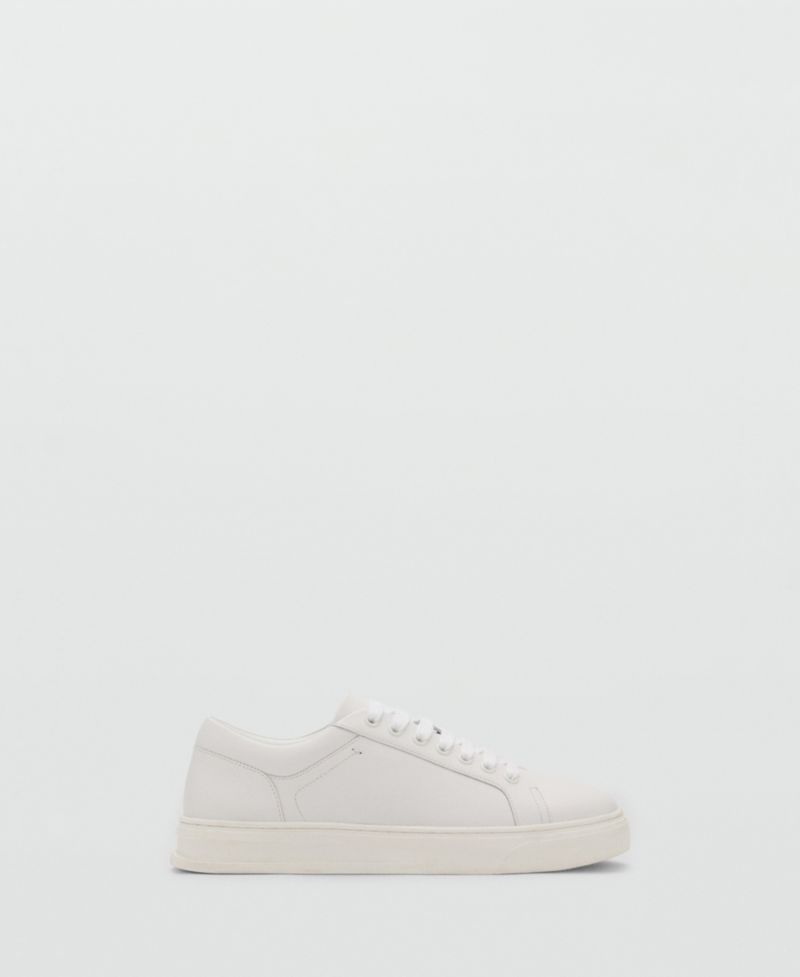 Men's Leather Panel Sneakers