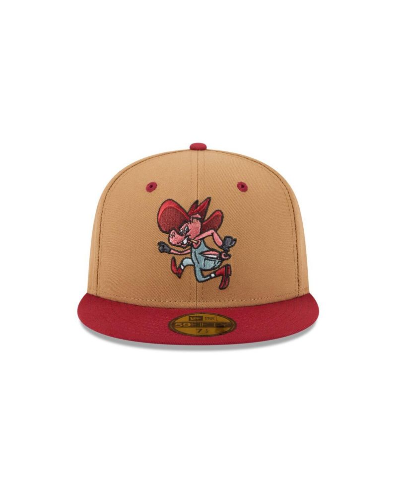 Men's Brown Rocket City Trash Pandas Theme Nights 59FIFTY Fitted Hat