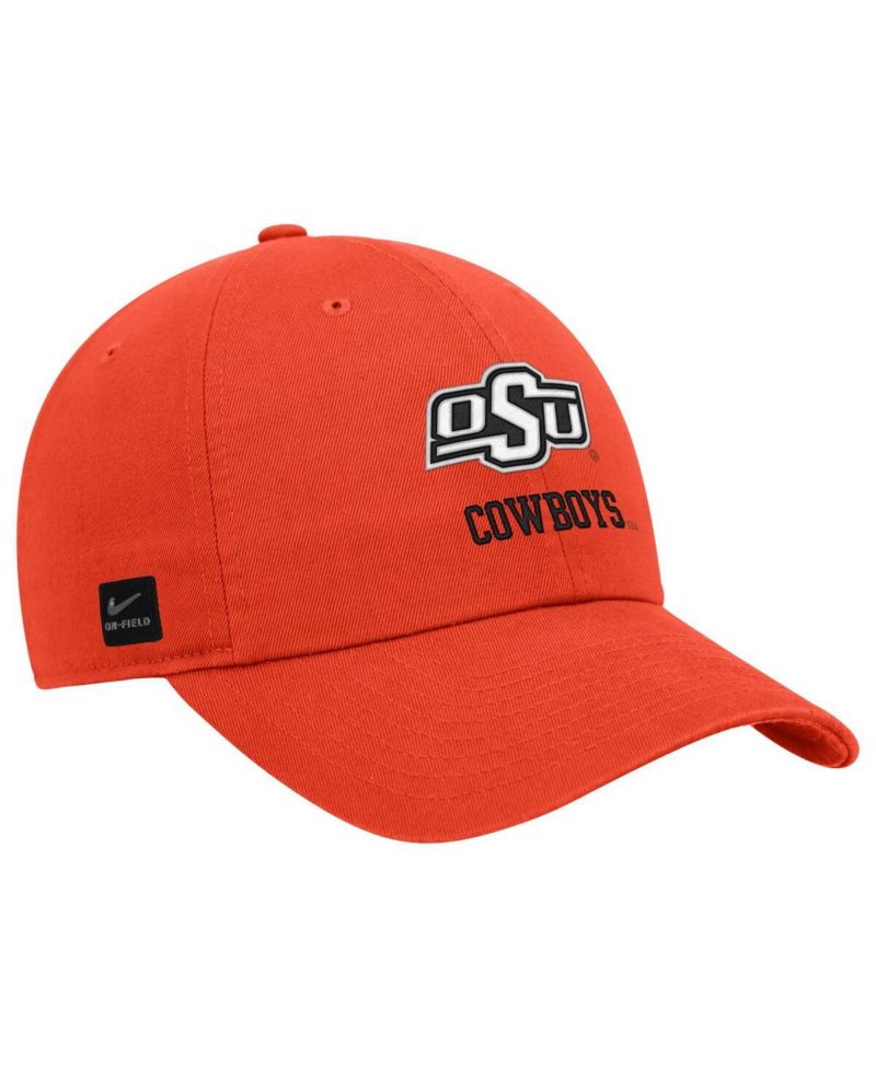 Men's Orange Oklahoma State Cowboys 2025 On-Field Club Adjustable Hat