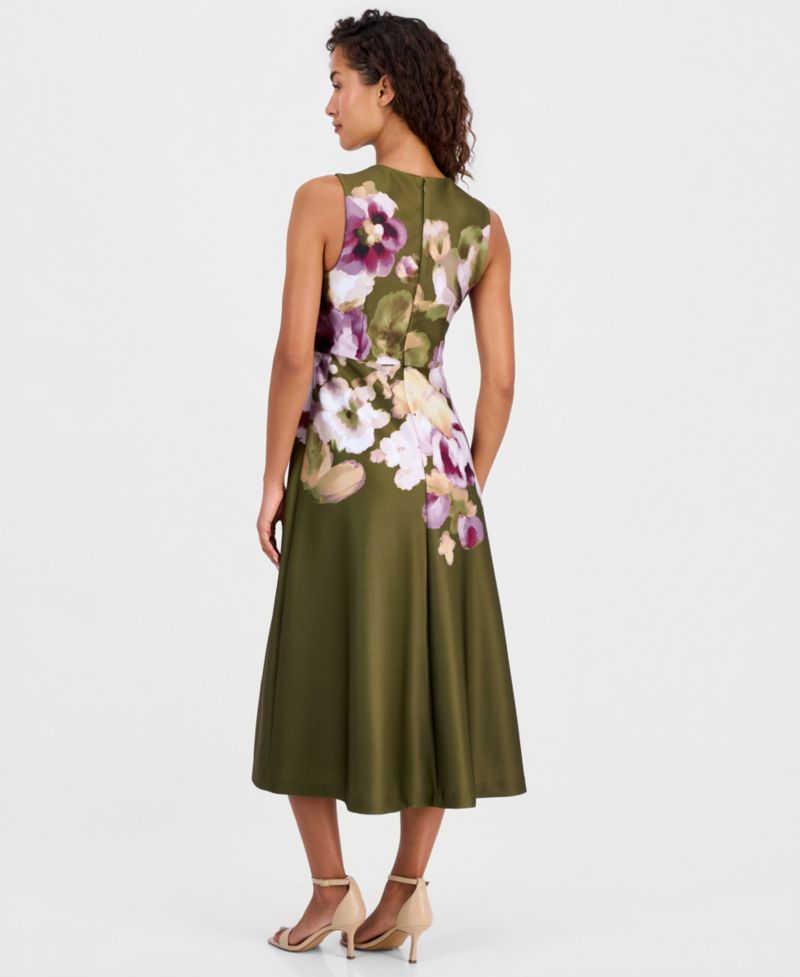 Women's A-Line Midi Dress