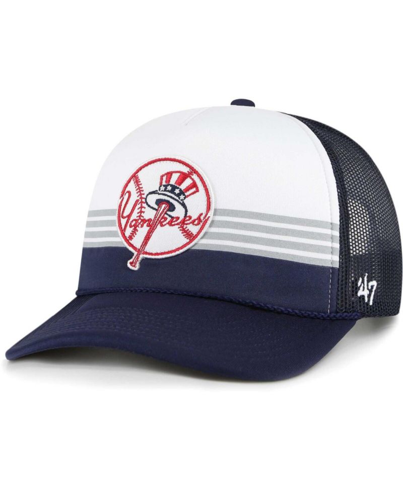 Men's New York Yankees Lift Off Foam Front Mesh Trucker Adjustable Hat