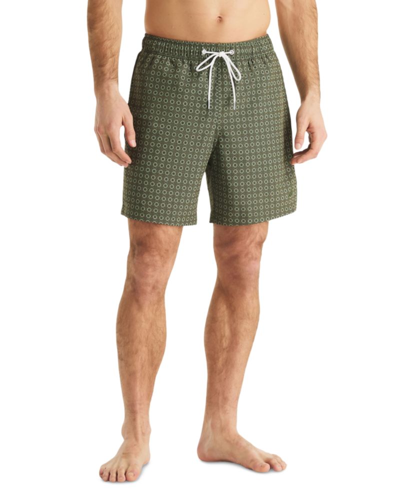 Men's 7" Full Elastic Boxer Liner Swimsuit