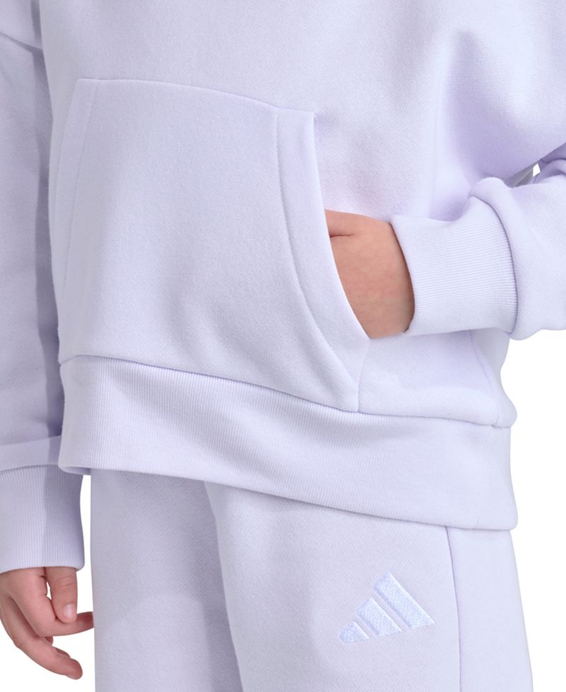 Girls' 2T-6X Pullover Hoodie and Wide-Leg Pants, 2-Piece Set