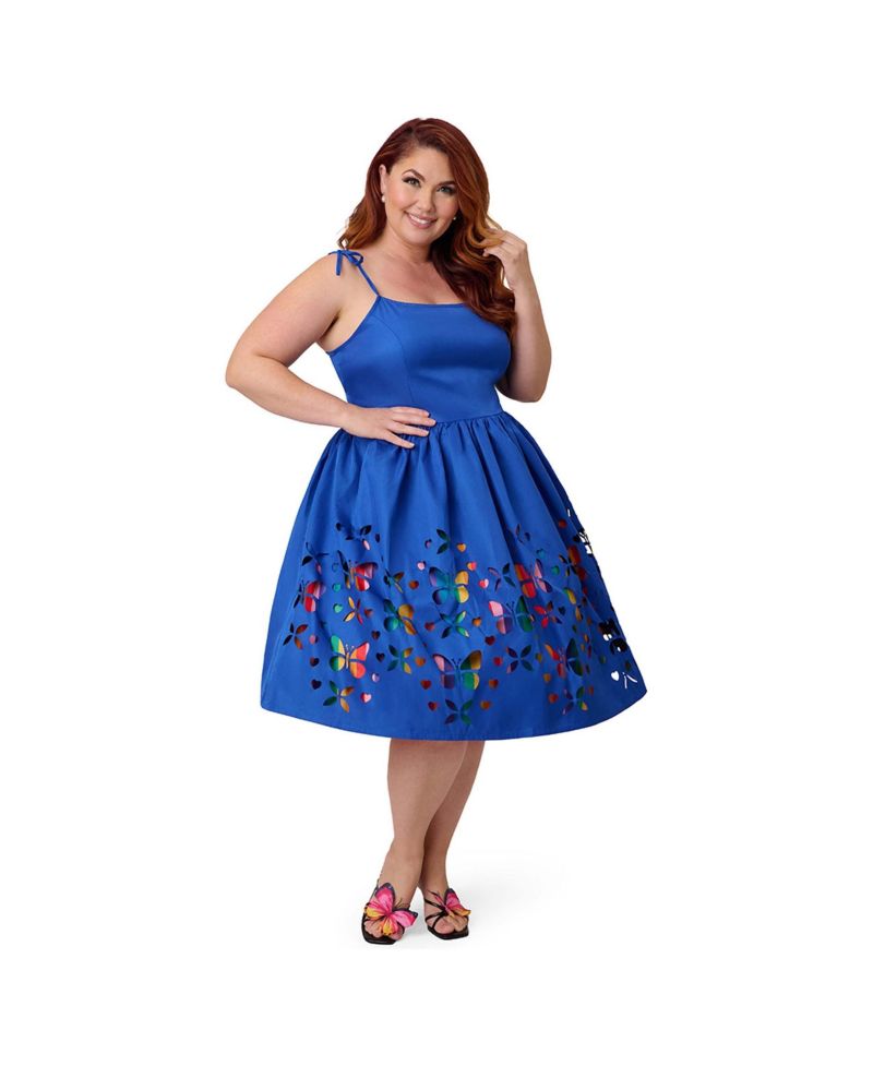 Women's Plus Size 1950s Bobbie Swing Dress