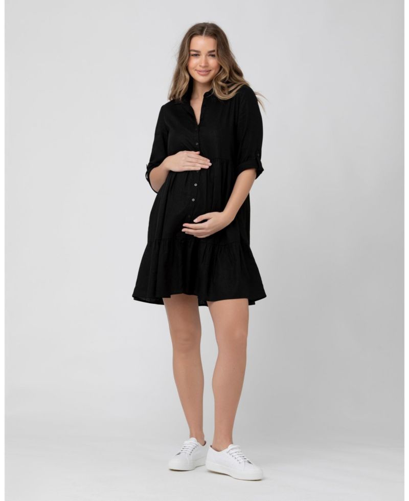 Women's Adel Button Linen Dress