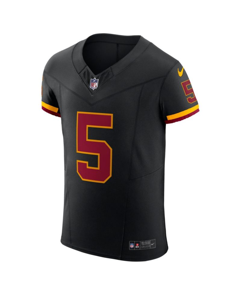 Men's Jayden Daniels Black Washington Commanders Alternate Vapor F.U.S.E. Elite Jersey