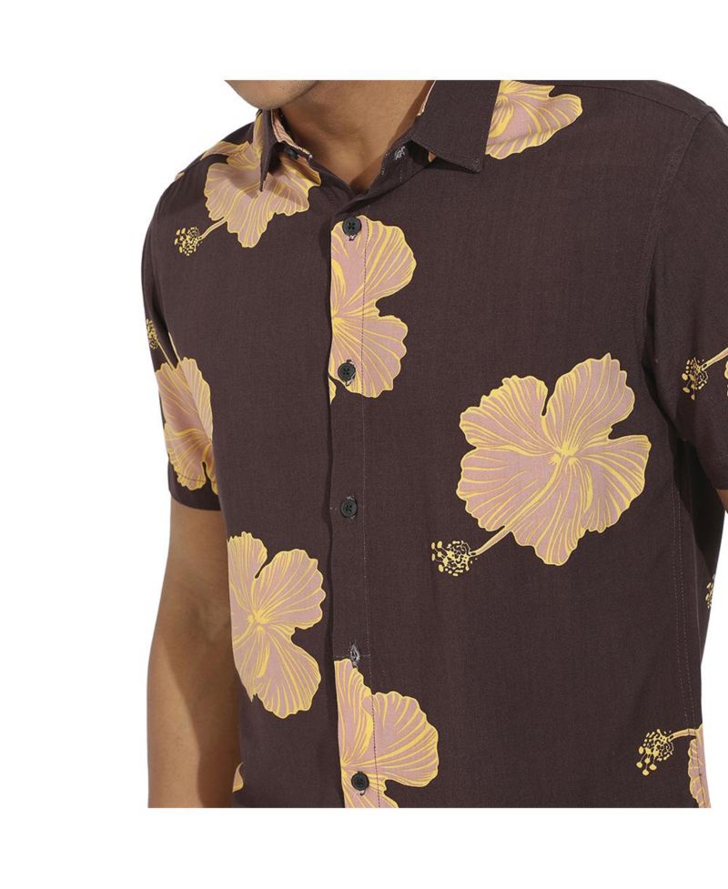 Men's Hibiscus Print Shirt
