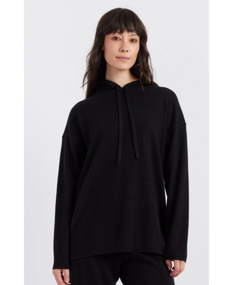 Women's Chinti and Parker Wool Cashmere Blend Relaxed Hoodie Sweater