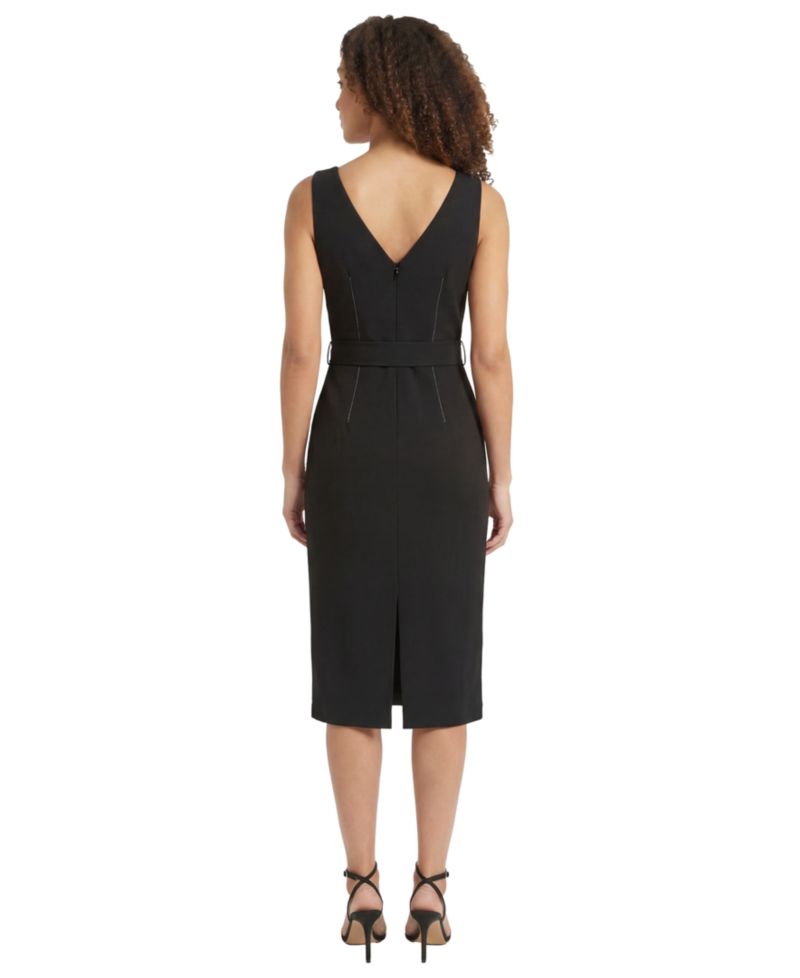 Women's Square Neck Midi Dress