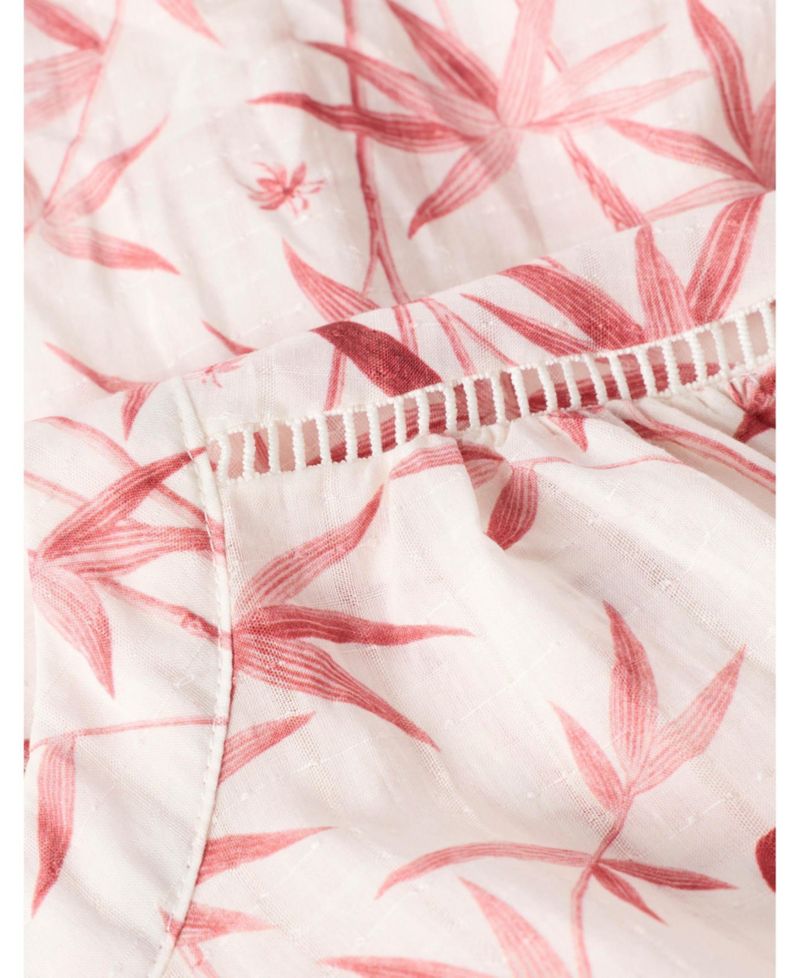 Women's Tropical Bird Textured Shirt