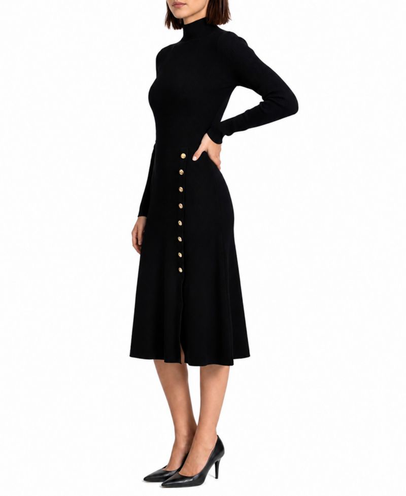 Women's Adhara Mock Neck Midi Sweater Dress